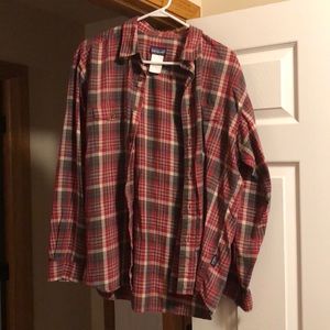 Patagonia Men’s plaid button down shirt